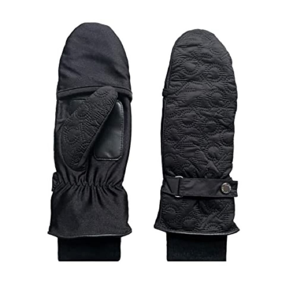 Calvin Klein Monogram Black Winter Tech Gloves size L, NWT